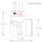 Ac Works Plug Adapter, L6-30R, 6-50P, L6-30P, 6-50P, 0 ft., Orange AD650L630 - alternate 6